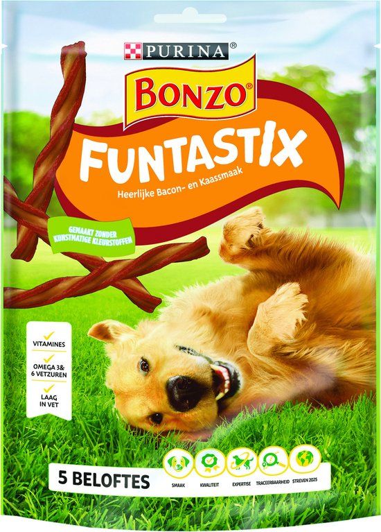 Bonzo Funtastix - Hondensnacks - 179 g