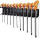 Beta 11-delige set haakse stiftsleutels voor Torx® schroeven en krachthandgreep met support 97TTX/SP11