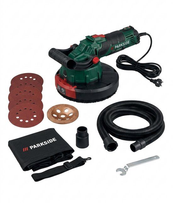 PARKSIDE Wand-/vloerbewerkingssysteem - 1050W - 180mm - Incl. 2 opzetstukken