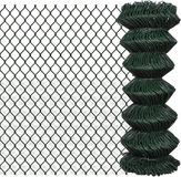 vidaXL Gaashek 1x15 m staal groen