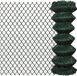 vidaXL Gaashek 1x15 m staal groen