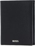 HUGO BOSS Leren Portemonnee Classic Grained Wallet Black Zwart