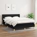 Prolenta Maison Exclusive - Sommier à lattes de lit avec matelas Noir 140x200 cm Tissu