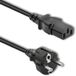 Qoltec Serie - Câble d'alimentation IEC C13/SCHUKO - 3x1.00mm² - 2.5m