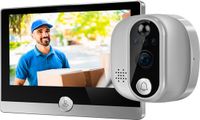 Nivian Deurcamera zonder abonnementskosten met Wifi & LCD