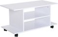 Homcom TV-standaard - Hout - 80x40x40cm - Wit