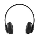 Avizar Opvouwbare Stereo Bluetooth-hoofdtelefoon met Microfoon, FM-radio en 3,5 mm Audio-ingang, Zwart