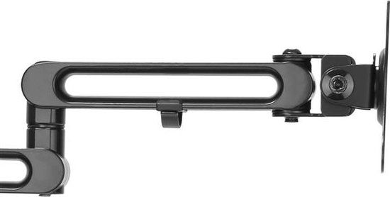 StarTech.com Monitorstandaard dubbele monitor arm draaibaar aluminium - Zwart