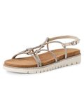 Tamaris Dames Plateausandalen 1-28721-46 Beige
