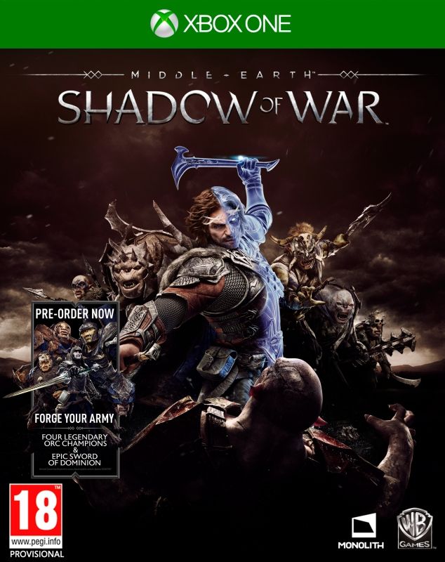 Merkloos Middle-Earth: Shadow Of War - Xbox One