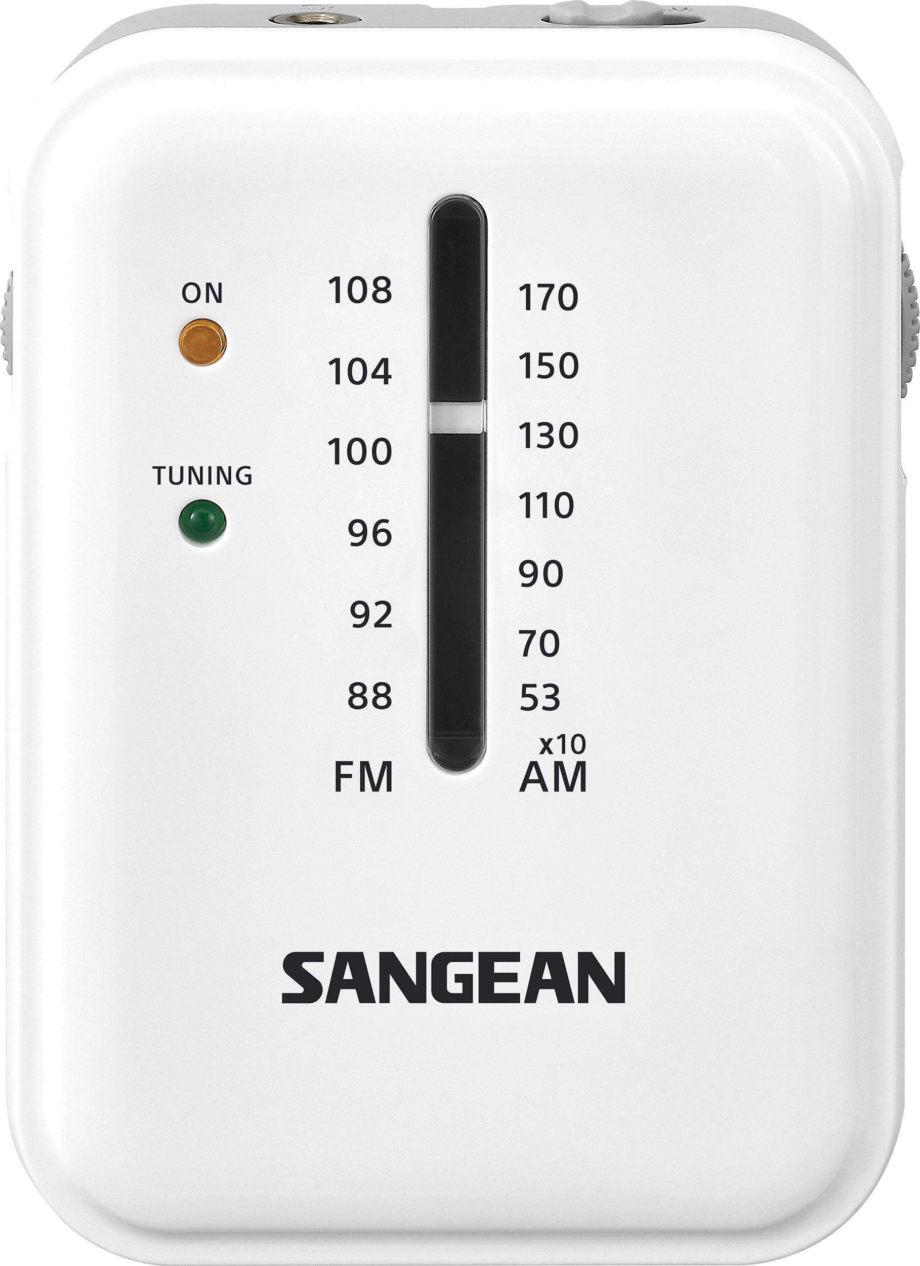 Sangean Pocket 320 SR-32 - FM/AM Pocket Receiver - Wit/Grijs