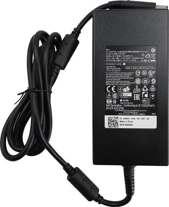 Dell Laptop AC Adapter 180W Zwart