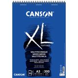 Canson Mixed Media Paper XL Textured 300gr A3 White | 5 Pieces