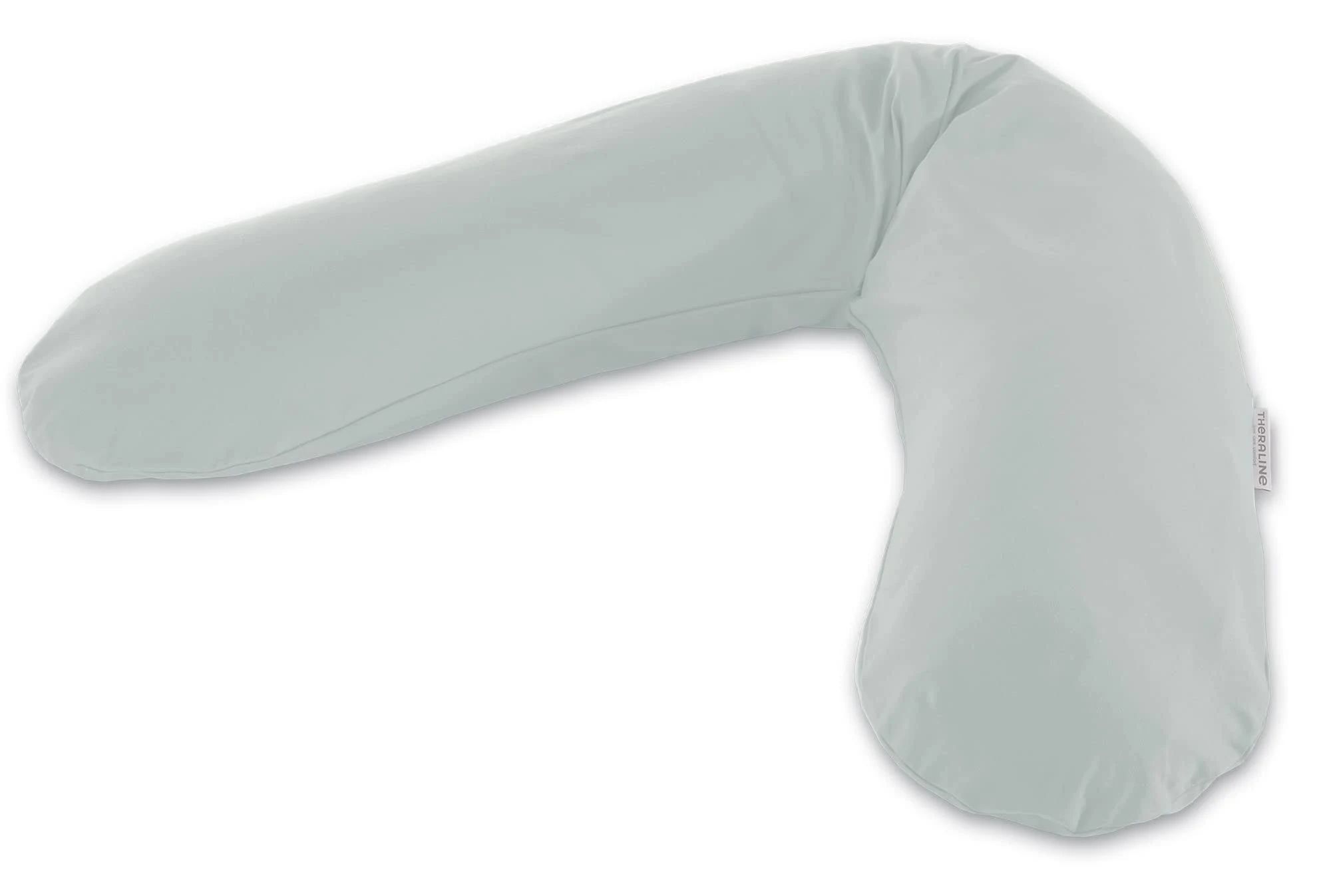 THERALINE De Original borstvoedingskussen incl. hoes grijs - Bamboo collectie