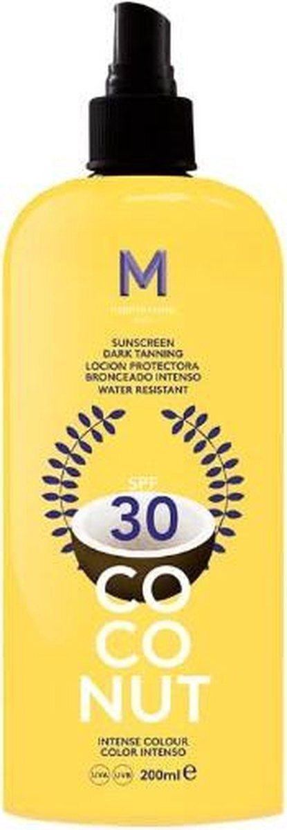 MEDITERRANEO Sun Coconut Sunscreen Dark Tanning Spf30 200 Ml