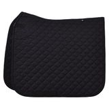 Imperial Riding Zadeldek IRH Basic DR, dressuur-zadeldek van polyester keperstof met dubbele riemkousbevestiging en billetstrap, zwart, volledig
