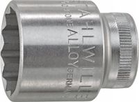 Stahlwille 3/8" 12-zijdige korte dopsleutel, 3/8" aandrijving