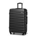 WITTCHEN Groove Line Hard-shell koffer ABS Reiskoffer met wielen Trolley Combinatieslot Telescopische handvat 4 wielen