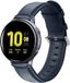 Strap-it Samsung Galaxy Watch Active leren bandje - donkerblauw - Maat: S