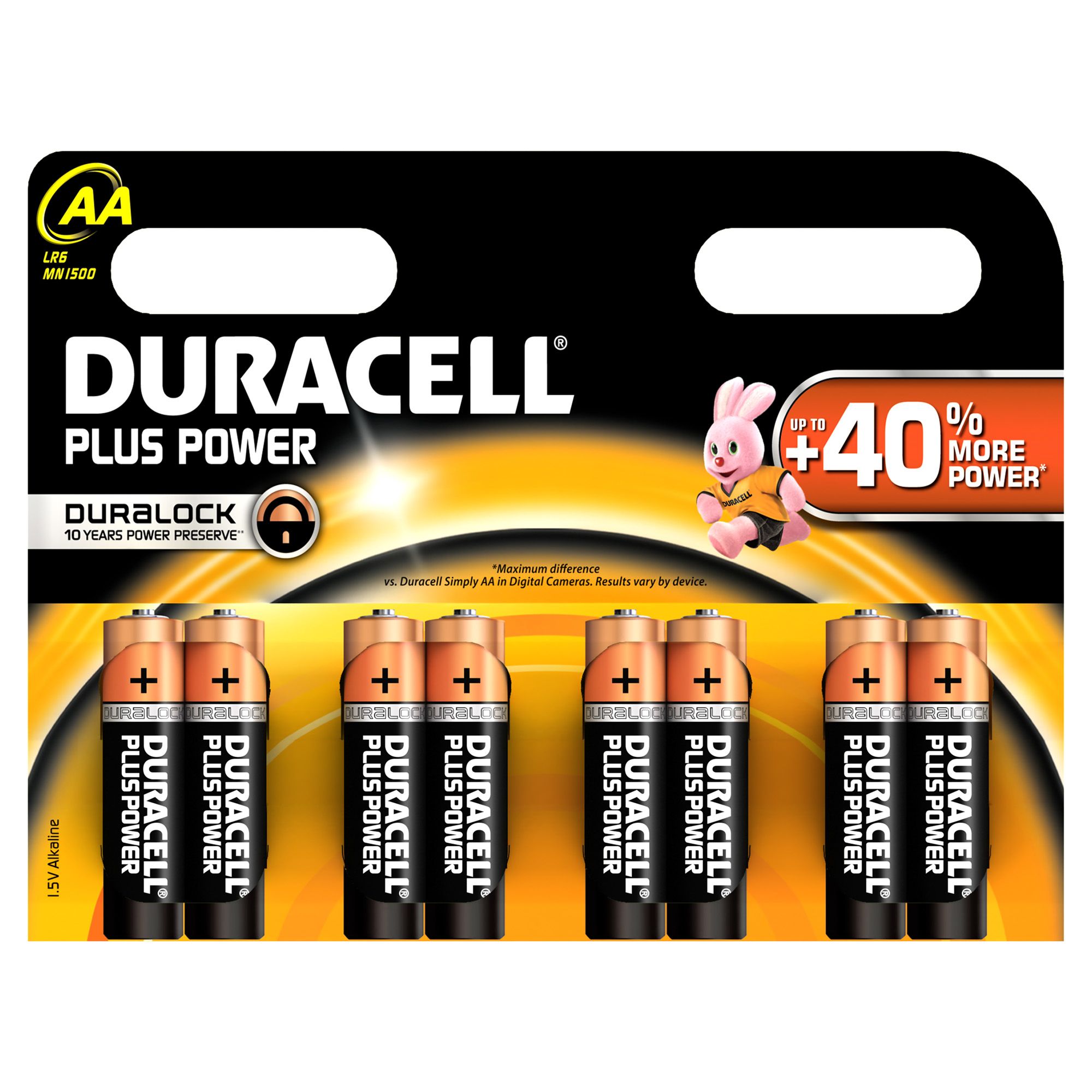 Duracell Plus Power - AA Alkaline Batterijen - 8 stuks