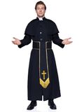 Leg Avenue 85334 - Priest Kostüm Set, 2-teilig, Größe M/L, schwarz