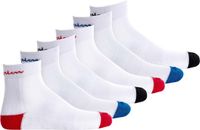 Champion Sokken Set van 6 Wit Gestreept Unisex 39-42 Katoen/Polyester/Elastaan