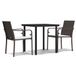 VidaXL Tuinmeubelset Crème, Wit