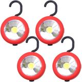 Filmer 4x set LED-lamp magneet haak zaklamp werklamp werkplaats handlamp