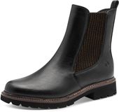 Tamaris Bottines Chelsea pour femmes 1-25483-45 Noir