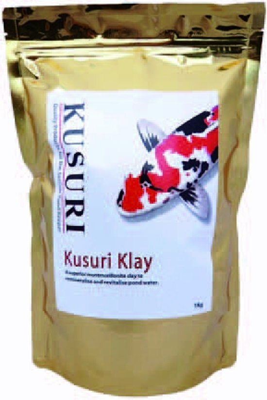 Kusuri clay Calcium Montmorilloniet klei mineralen 1 kg Klei voor in de vijver