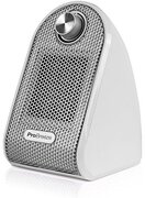 Pro Breeze 500W Mini Keramische Ventilatorkachel - Mini Heater Perfect voor Bureaus en Tafels - Persoonlijke PTC-verwarming, Wit