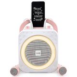 RockJam 10-Watt oplaadbare Bluetooth karaokemachine met twee microfoons, ringlicht en spraakeffecten