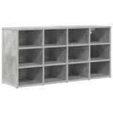 VidaXL Schoenenkast 103 x 30 x 51 cm Bewerkt Hout Betongrijs