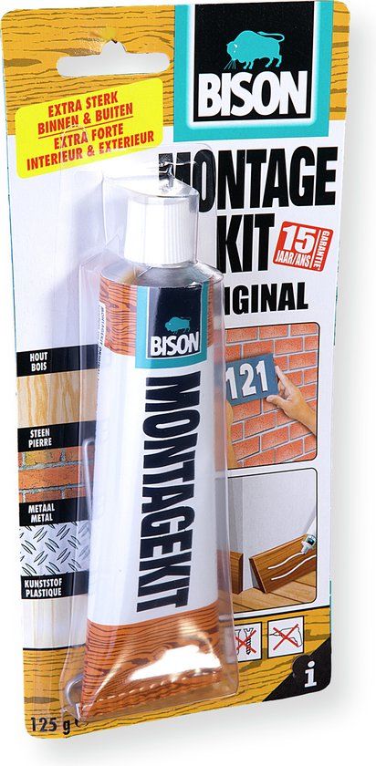 Bison Montagekit Original Bruin - 125 gr