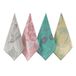sea me at home Keukenhanddoeken, jacquard, stijlvol en functioneel, een geweldig cadeau voor elk huis, 100% Turkse katoenen handdoeken, set van 4 (tuingroenten)