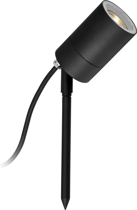 KS Verlichting LED pin verstelbaar aluminium modern spot zwart