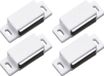 AMIG Magneetsnapper/deurmagneetset - 2x - Wit
