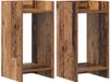 vidaXL Plantenstandaard 2 stuks Oud hout 30 x 30 x 60 cm Bewerkt hout