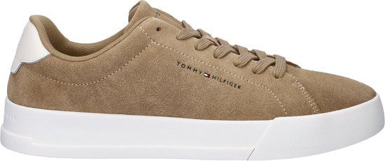 Tommy Hilfiger Court Suede heren sneaker - Beige - Maat 43