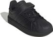 adidas Streettalk Kinder Sneakers Unisex Klittenband Synthetisch Rubber Harde zool 33 EU Kernzwart/Kernzwart