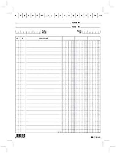 Edipro E3406BL - Kaarten - 100 kaarten - 3 kolommen - blauw - 24 x 17