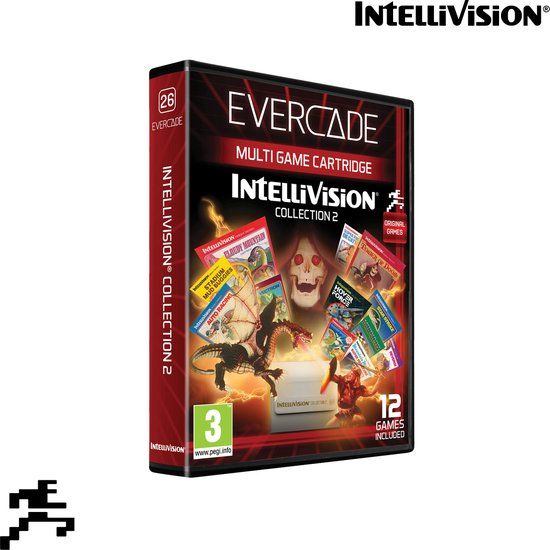 Evercade - Intellivision Cartridge 2 - 12 Games - Standard Edition