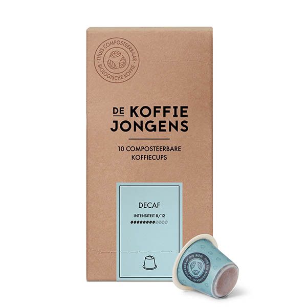 De koffiejongens Decaf koffiecups (10 stuks)