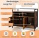 COAST™ Coast Pet Box Cat Cabinet met dubbele deuren en krabblok 89 x 45 x 74,5 cm koffie