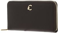 COCCINELLE C-Me Wallet Grained Leather Fango donkergroen