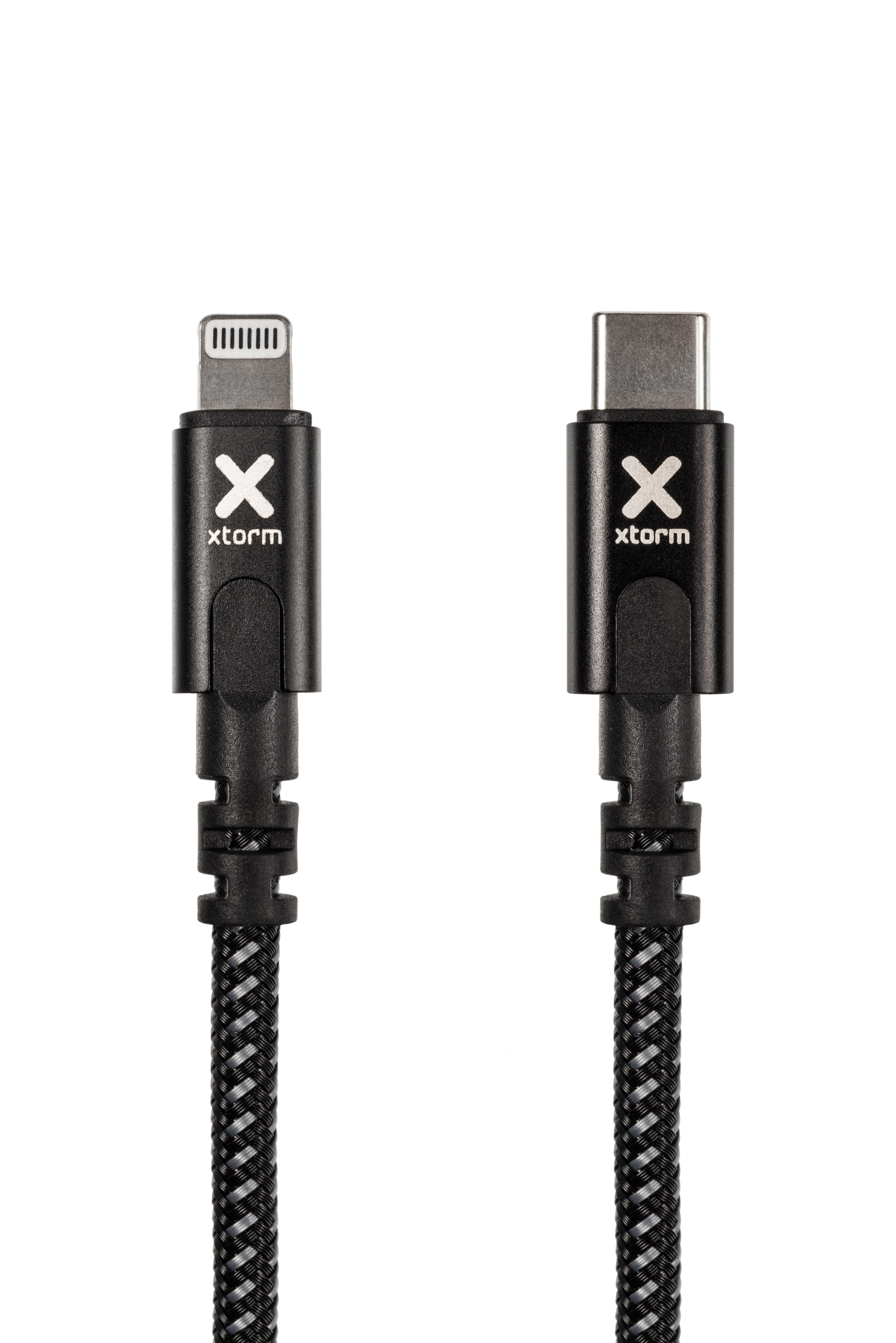 Xtorm Original USB-C to Lightning cable (3m) zwart