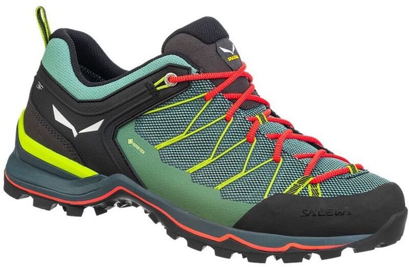 SALEWA MTN Trainer Lite GTX Schoenen Dames, feld green/fluo coral 2020 UK 7,5 | EU 41