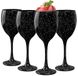Glasmark Krosno Galaxy Rode Wijnglazen Set - Zwart - 4 x 300 ml