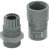 HELU 903467 HSSV-ZE M Slangbevestiging Zwart M16 Recht 1 stuk(s)
