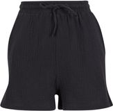 Urban Classics Ladies Musselin Shorts Dames Shorts - Zwart - XS